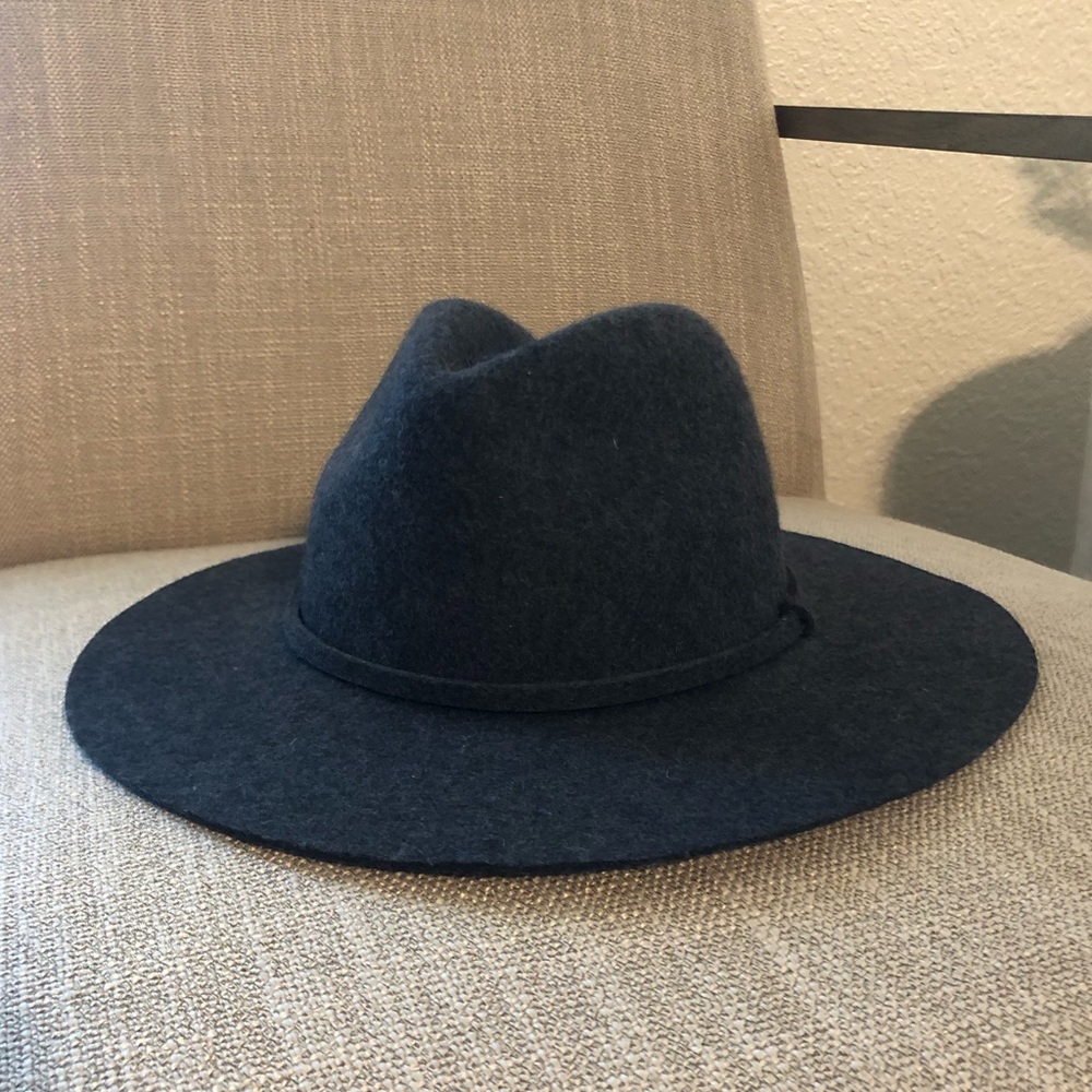 J. Crew Dark Gray Fedora Hat